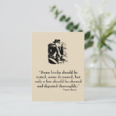 Francis Bacon Quote Briefkaart (Staand voorkant)