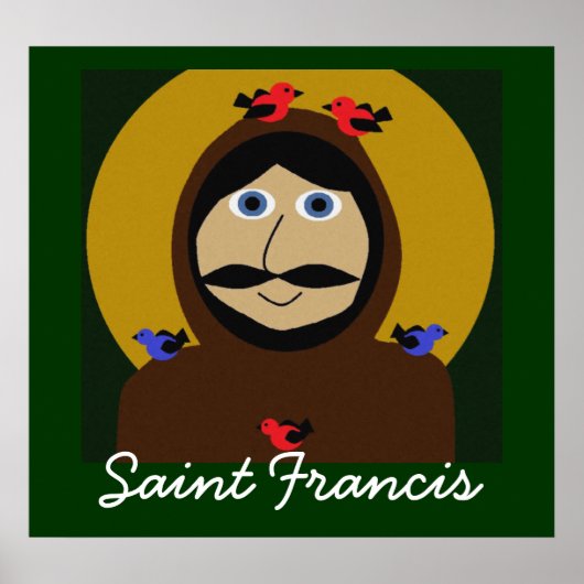 Francis en de vogels poster (Voorkant)