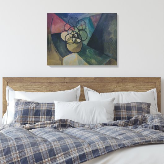 Francis Picabia, Caoutchouc, 1909., Abstracte kuns Canvas Afdruk (Insitu (Slaapkamer))