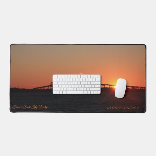 Francis Scott Key Bridge Deskmat (Clavier et souris)