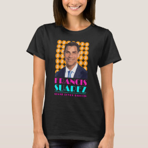 Francis Suarez Miami Loves Bitcoin Burgemeester v T-shirt