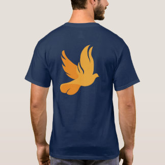 Francis sur la colline Tshirt bleu homme