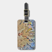 Francis van Assisi Mosaic Bagagelabel (Voorkant verticaal)