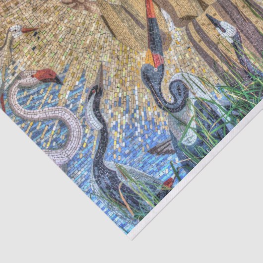 Francis van Assisi Mosaic Tissuepapier (Detail)