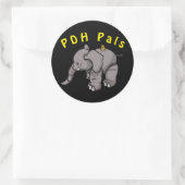 Francis van de PDH Pals Ronde Sticker (Tas)