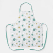 Franciscan Starburst atoompatroon midden eeuw Schort (Voorkant)