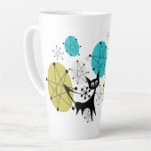 Franciscan Starburst Mid Mod Atomic Cat Latte Mok (Linkerhoek)