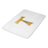 Franciscan Tau Cross Pax et Bonum Gold Metallic Badmat (Gekanteld)