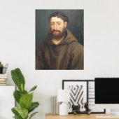 franciscaner monnik poster (Thuiskantoor)