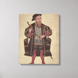 Francisco de Almeida, illustratie Canvas Afdruk