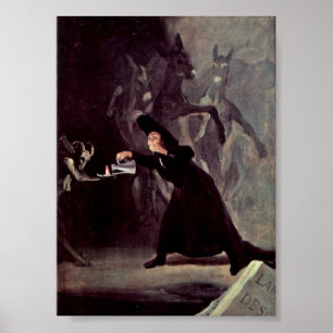Francisco de Goya - De lamp van de Duivel Poster