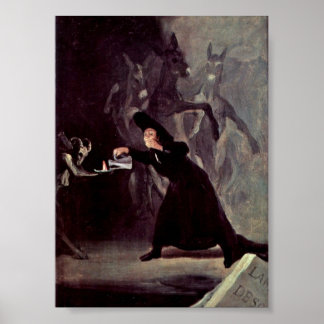 Francisco de Goya - De lamp van de Duivel Poster