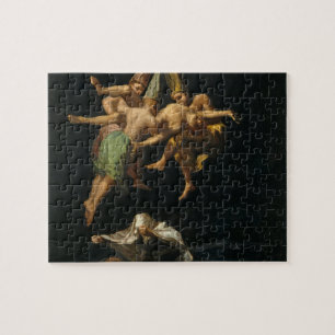 Francisco de Goya Flight of heksen 1798 Legpuzzel