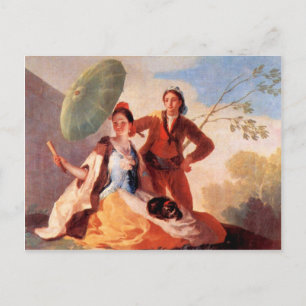 Francisco de Goya - The Umbrellas Briefkaart