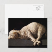 Francisco de Zurbaran- Agnus Dei Briefkaart (Voorkant / Achterkant)