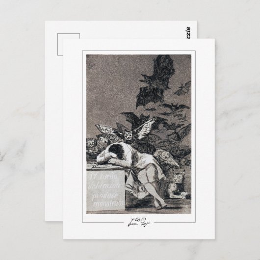 Francisco Goya #102 - Carte postale Art (Devant / Derrière)