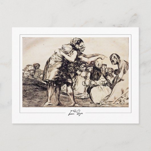 Francisco Goya #517 - Carte postale d'art fin (Devant)