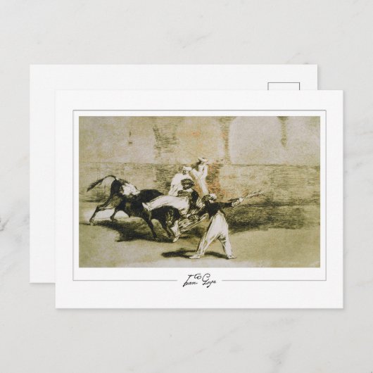 Francisco Goya #521 - Carte postale Art (Devant / Derrière)