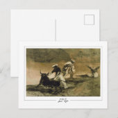 Francisco Goya #527 - Carte postale d'art (Devant / Derrière)
