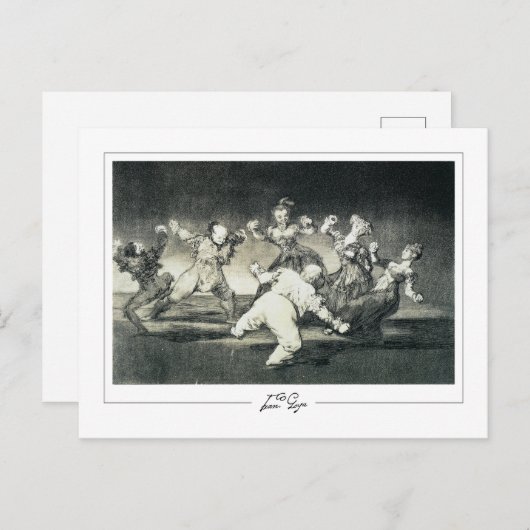 Francisco Goya #529 - Fine Art Briefkaart (Voorkant / Achterkant)