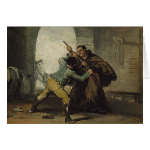 Francisco Goya - Friar Pedro Wreast het Pistool