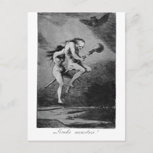 Francisco Goya- leraar Briefkaart