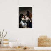 Francisco Goya Majas op een balkon Poster (Keuken)