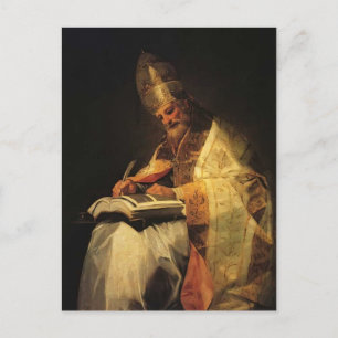 Francisco Goya- Saint Gregory Briefkaart