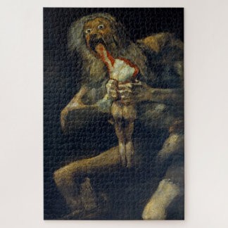 Francisco Goya - Saturnus verslindt zijn zoon Legpuzzel
