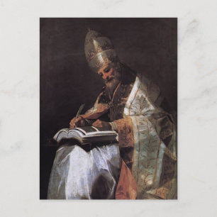 Francisco Goya- St. Gregory de Grote Briefkaart