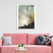 Francisco Goya The Dog Canvas Afdruk (Insitu (Woonkamer))
