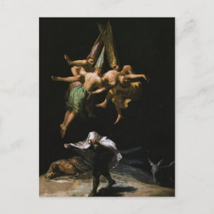 Francisco Goya- Witches in de lucht Briefkaart