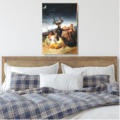 Francisco Goya Witches' Sabbat Canvas Afdruk (Insitu (Slaapkamer))