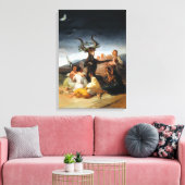 Francisco Goya Witches' Sabbat Canvas Afdruk (Insitu (Woonkamer))
