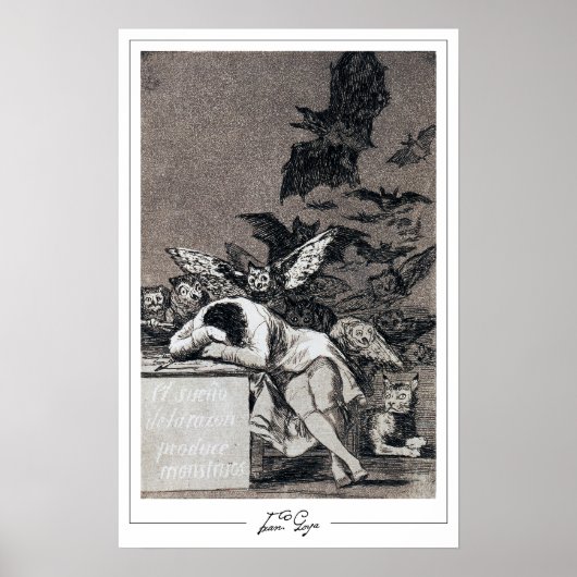 Francisco Goya Zedign Affiche d'art #102 (Devant)