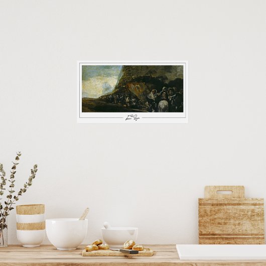 Francisco Goya Zedign Art Poster #105 (Keuken)