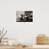 Francisco Goya Zedign Art Poster #504 (Keuken)