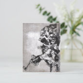 Francisco Goya, zelfde van Los desastres de la Briefkaart (Staand voorkant)