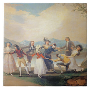 Francisco Jose de Goya y Lucientes Blind Man B Tegeltje