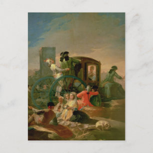 Francisco Jose de Goya y Lucientes De batterij V Briefkaart