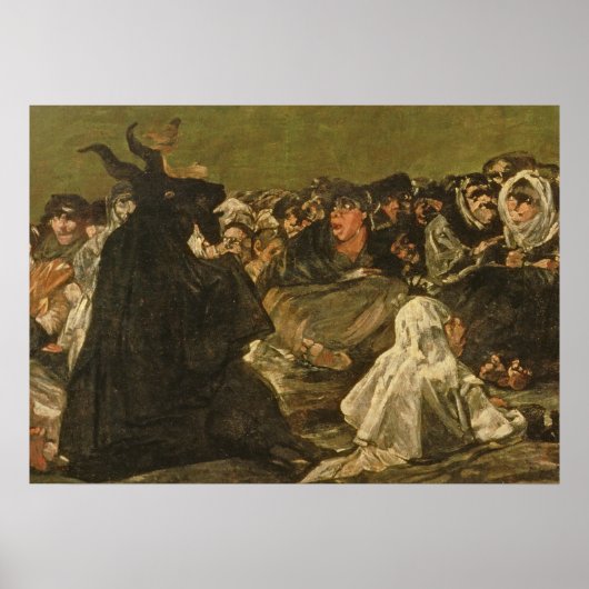 Francisco Jose de Goya y Lucientes | De heksen Poster (Voorkant)