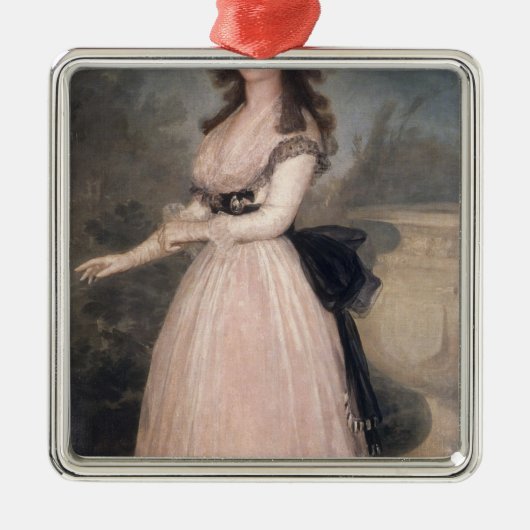Francisco Jose de Goya y Lucientes | Dona Tadea Ar Metalen Ornament (Voorkant)