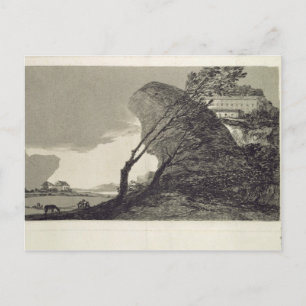 Francisco Jose de Goya y Lucientes   Landschap met Briefkaart