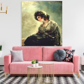 Francisco Jose de Goya y Lucientes | Milkmaid Canvas Afdruk (Insitu (Woonkamer))
