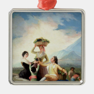 Francisco Jose de Goya y Lucientes Najaar of Th Metalen Ornament