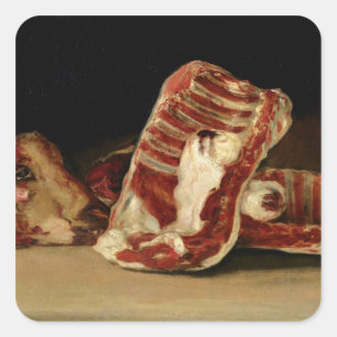 Francisco Jose de Goya y Lucientes Nog steeds le Vierkante Sticker