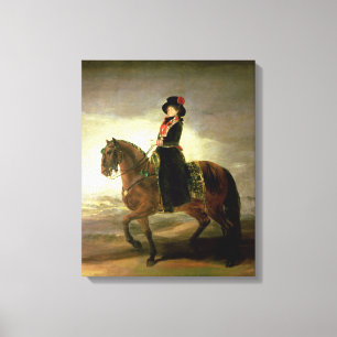 Francisco Jose de Goya y Lucientes Paardse po Canvas Afdruk