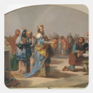 Francisco Jose de Goya y Lucientes Parable o Vierkante Sticker
