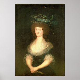Francisco Jose de Goya y Lucientes   Portret Quee Poster
