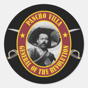 Francisco "Pancho" Villa Ronde Sticker